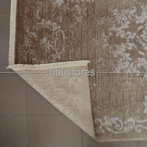 %100 Bambu Özel Tezgah Halısı HDX 01 Toprak - 6
