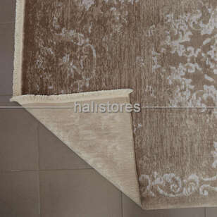 %100 Bambu Özel Tezgah Halısı HDX 01 Toprak (6)