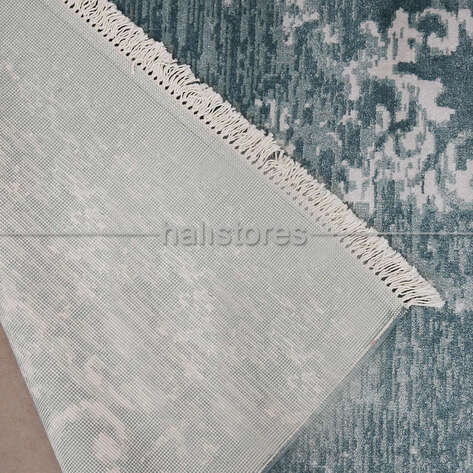 %100 Bambu Özel Tezgah Halısı HDX 01 Turkuaz - 6