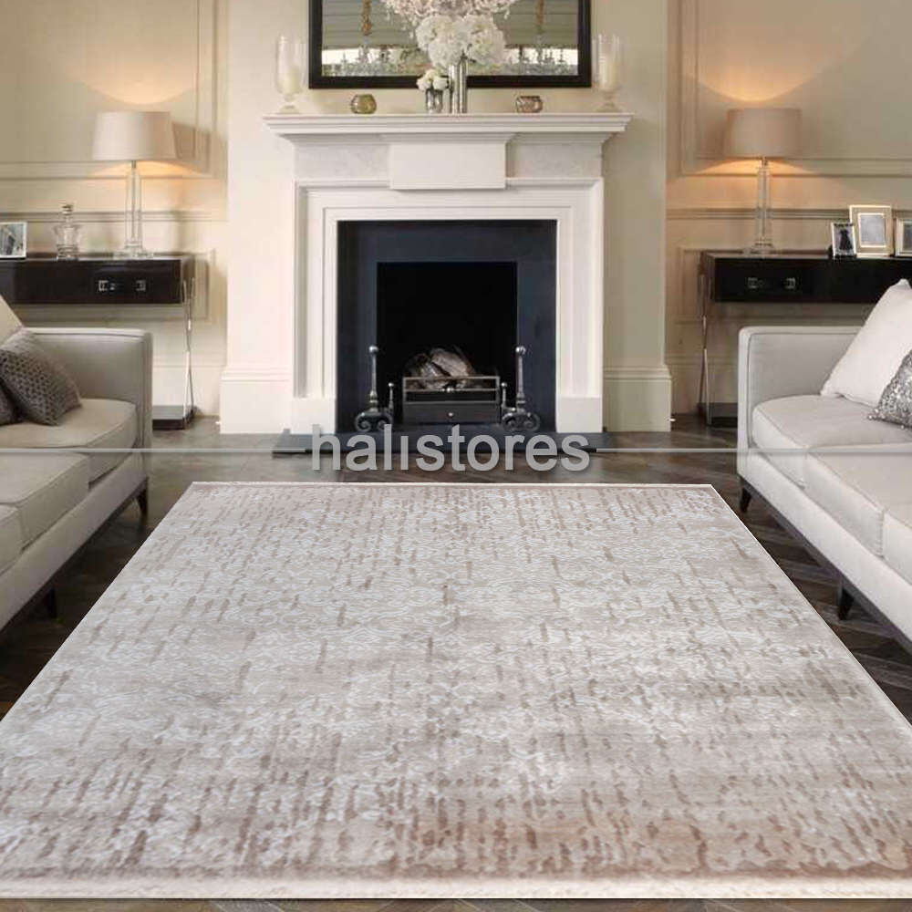 %100 Bambu Özel Tezgah Halısı HDX 02 Toprak