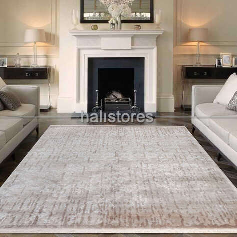 %100 Bambu Özel Tezgah Halısı HDX 02 Toprak - 1