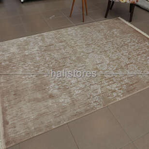 %100 Bambu Özel Tezgah Halısı HDX 02 Toprak (2)