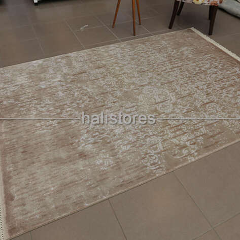 %100 Bambu Özel Tezgah Halısı HDX 02 Toprak - 2