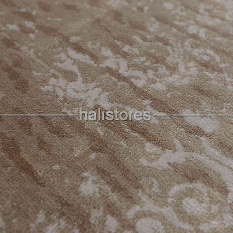 %100 Bambu Özel Tezgah Halısı HDX 02 Toprak - 5