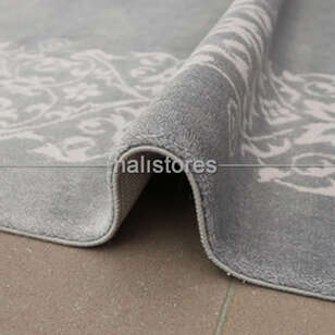 %100 Bambu Özel Tezgah Halısı HDX 11 Gri (4)