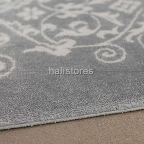 %100 Bambu Özel Tezgah Halısı HDX 11 Gri - 6