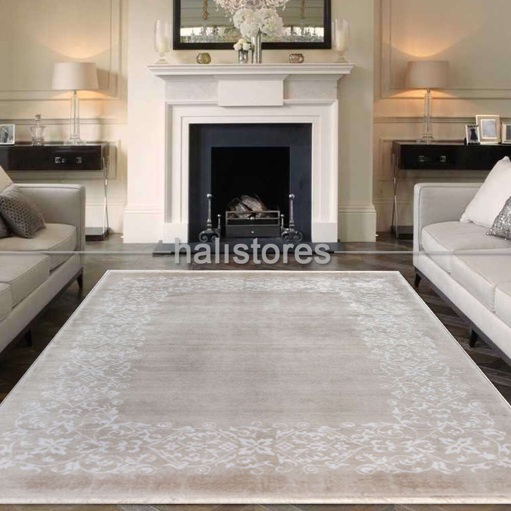 %100 Bambu Özel Tezgah Halısı HDX 11 Toprak