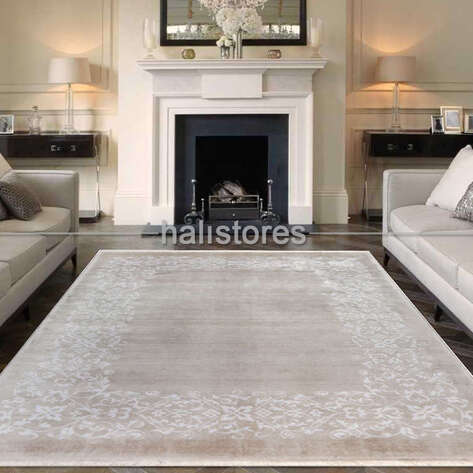 %100 Bambu Özel Tezgah Halısı HDX 11 Toprak - 1