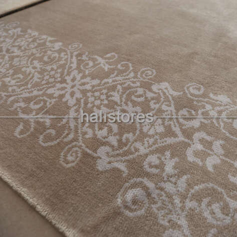 %100 Bambu Özel Tezgah Halısı HDX 11 Toprak - 6