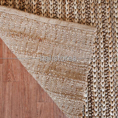 %100 Doğal Choti Jüt Sisal Kilim Halı 1152 Natural - 7