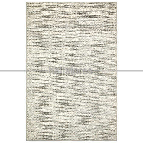 %100 Doğal Choti Jüt Sisal Kilim Halı Beyaz - 2