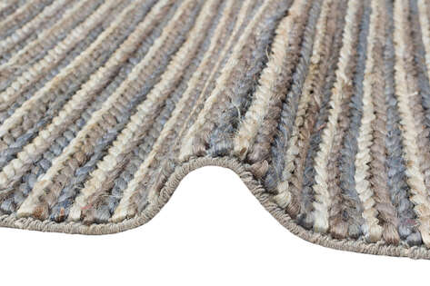 %100 Doğal Choti Jüt Sisal Kilim Halı C-1512 Multi - 3