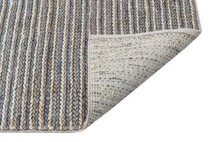 %100 Doğal Choti Jüt Sisal Kilim Halı C-1512 Multi (4)