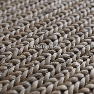 %100 Doğal Choti Jüt Sisal Kilim Halı Koyu Gri (4)