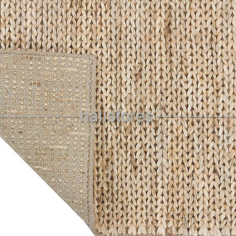 %100 Doğal Choti Jüt Sisal Kilim Halı Krem Rengi - 5