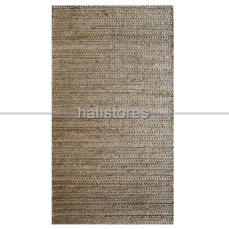 %100 Doğal Choti Jüt Sisal Kilim Halı Krem - 2