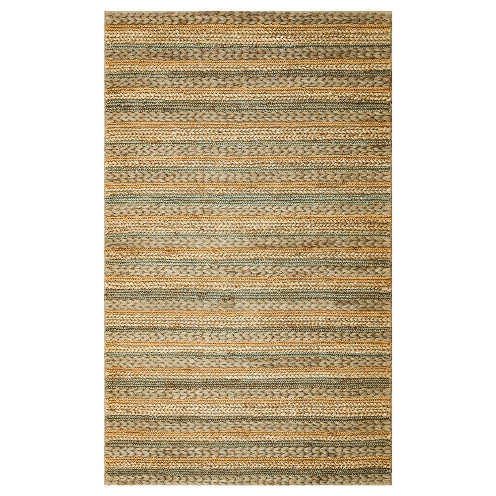 %100 Doğal Choti Jüt Sisal Kilim Halı S-1103 Gri Multi