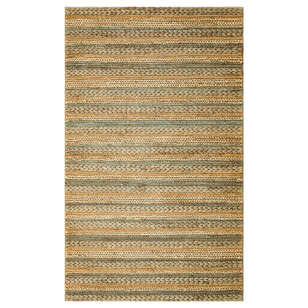 %100 Doğal Choti Jüt Sisal Kilim Halı S-1103 Gri Multi (1)