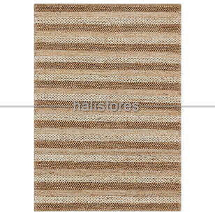 %100 Doğal Choti Jüt Sisal Kilim Halı S-1410 Natural (3)