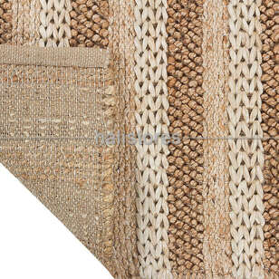 %100 Doğal Choti Jüt Sisal Kilim Halı S-1410 Natural (5)