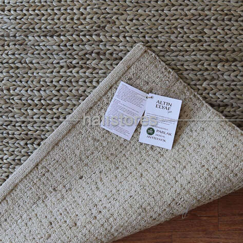 %100 Doğal Choti Jüt Sisal Kilim Halı - 6
