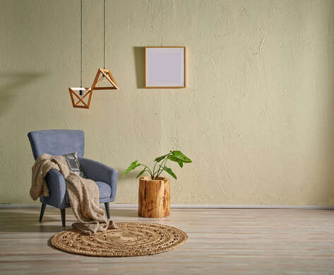 %100 Doğal Choti Jüt Sisal Yuvarlak Kilim Halı CA-106 - 2