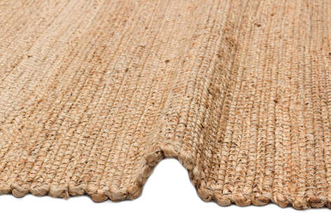%100 Doğal Jüt Sisal Bej Kilim Halı ECH 02 Natural - 3