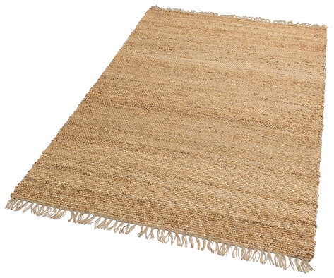 %100 Doğal Jüt Sisal Bej Kilim Halı ECH 02 Natural - 2