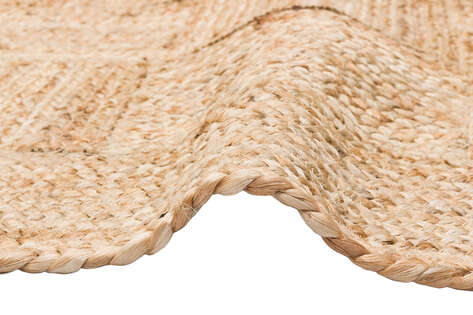 %100 Doğal Jüt Sisal Bej Kilim Halı ECH 06 Natural - 4