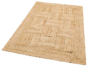 %100 Doğal Jüt Sisal Bej Kilim Halı ECH 06 Natural (3)