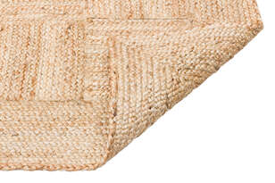 %100 Doğal Jüt Sisal Bej Kilim Halı ECH 06 Natural (5)