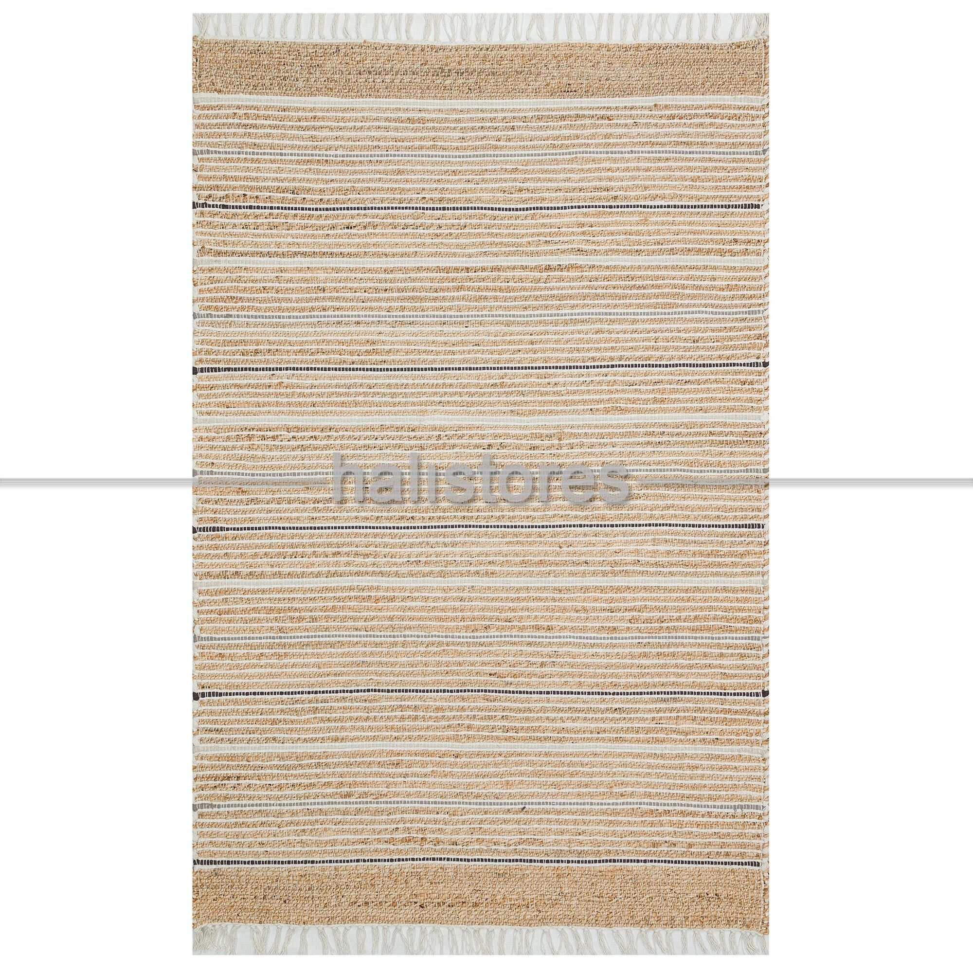 %100 Doğal Jüt Sisal Gri Kilim Halı ECH 05 Natural