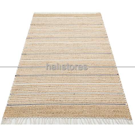 %100 Doğal Jüt Sisal Gri Kilim Halı ECH 05 Natural - 2