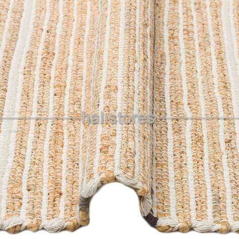 %100 Doğal Jüt Sisal Gri Kilim Halı ECH 05 Natural - 3