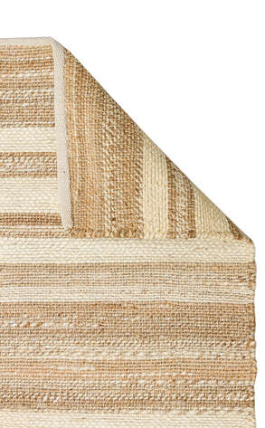 %100 Doğal Jüt Sisal Kilim Halı ECH 11 Natural-Beyaz - 6