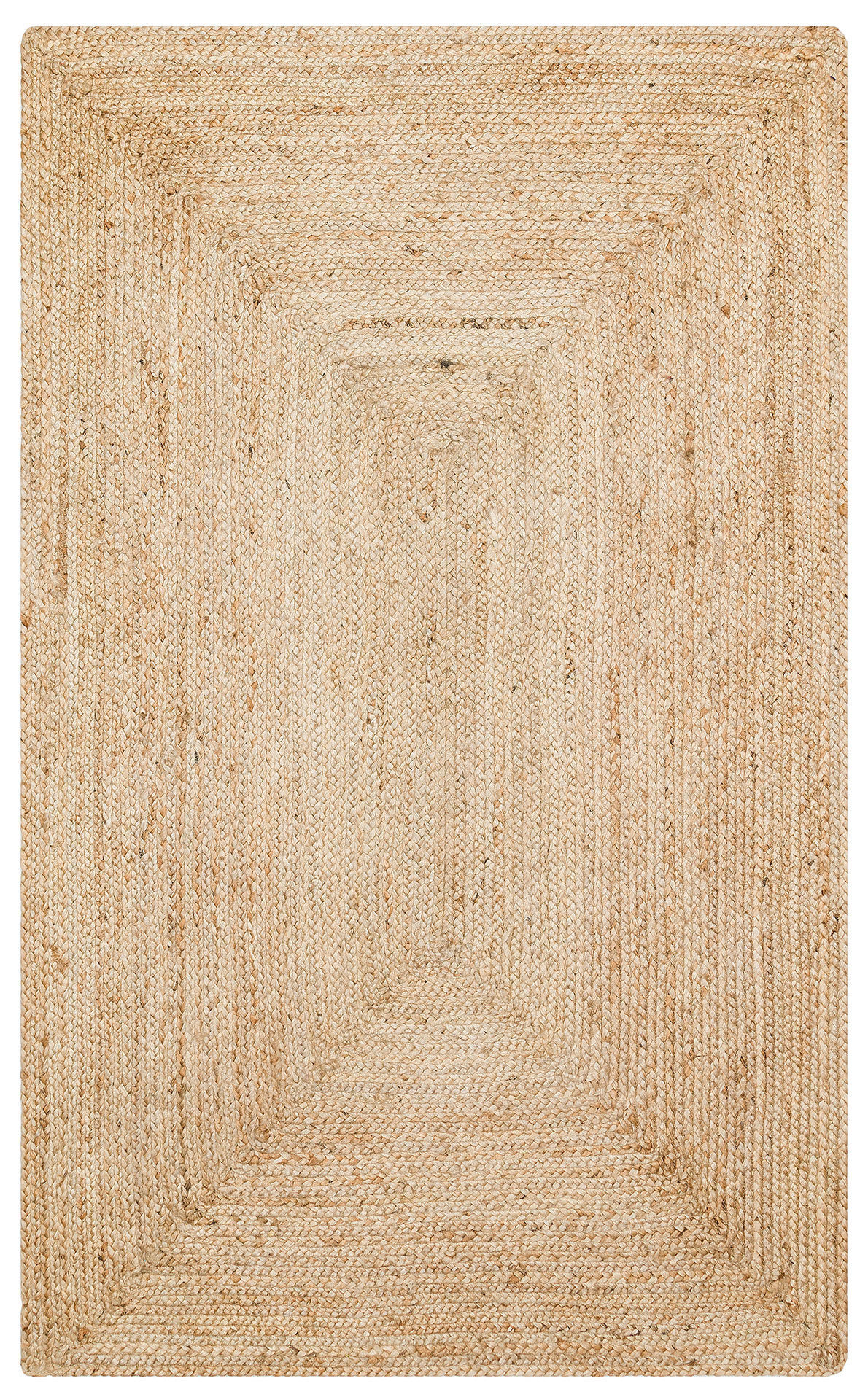 %100 Doğal Jüt Sisal Kilim Halı ECH 10 Natural