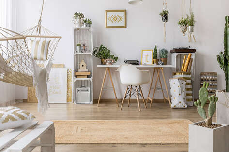 %100 Doğal Jüt Sisal Kilim Halı ECH 10 Natural - 3