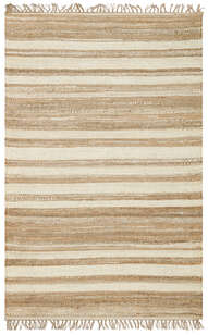 %100 Doğal Jüt Sisal Kilim Halı ECH 11 Natural-Beyaz (1)