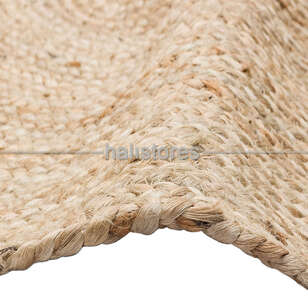 %100 Doğal Jüt Sisal Yuvarlak Kilim Halı ECH 01R Natural (3)