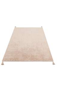 %100 Pamuk Bebek ve Çocuk Odası Halısı Cotton Boon Plain Bej - 5