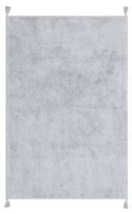 %100 Pamuk Bebek ve Çocuk Odası Halısı Cotton Boon Plain Gri (1)