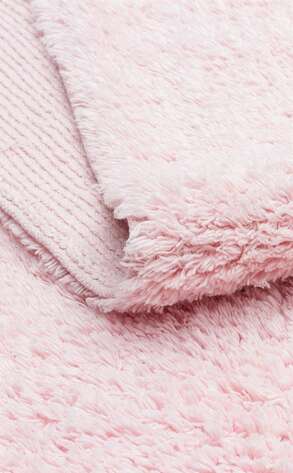 %100 Pamuk Bebek ve Çocuk Odası Halısı Cotton Boon Plain Pudra - 3