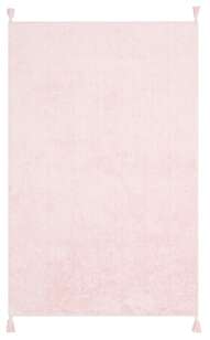 %100 Pamuk Bebek ve Çocuk Odası Halısı Cotton Boon Plain Pudra - 1