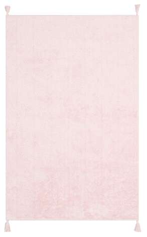 %100 Pamuk Bebek ve Çocuk Odası Halısı Cotton Boon Plain Pudra - 1