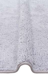 %100 Pamuk Yuvarlak Bebek ve Çocuk Odası Halısı Cotton Boon Plain Gri - 2