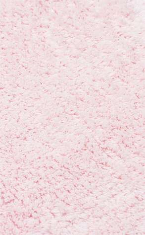 %100 Pamuk Yuvarlak Bebek ve Çocuk Odası Halısı Cotton Boon Plain Pudra - 3
