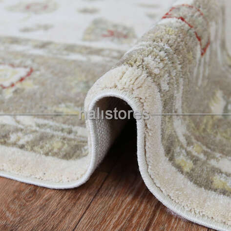 %100 Yün Özel Tezgah Uşak Halısı 102-01-BC - 3