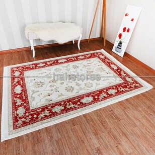 Liviadora - %100 Yün Özel Tezgah Uşak Halısı 103-01-BK