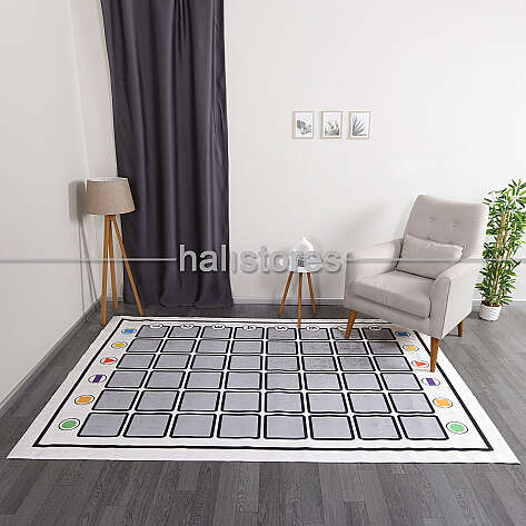 300x400 cm 2 adet alfabe halı, 200x300 cm 2 adet robatik kodlama  - 1