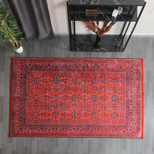 Afgan Bordo Halı Zen 036 (2)